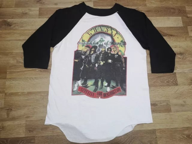 Vintage 89 Guns N Roses GNR Appetite for Destruction Welcome to The Jungle Shirt Vintage 89 Guns N Roses GNR Appetite for Destruction Welcome to The Jungle Shirt