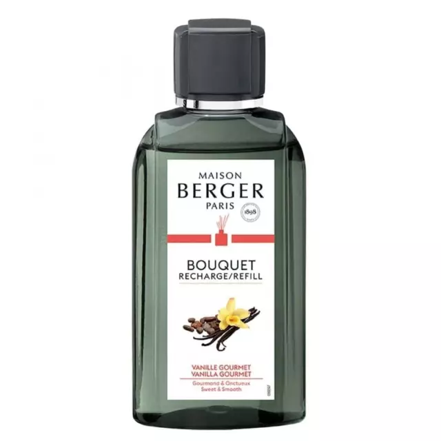 maison berger - recharge bouquet parfumé vanille gourmet 200 ml