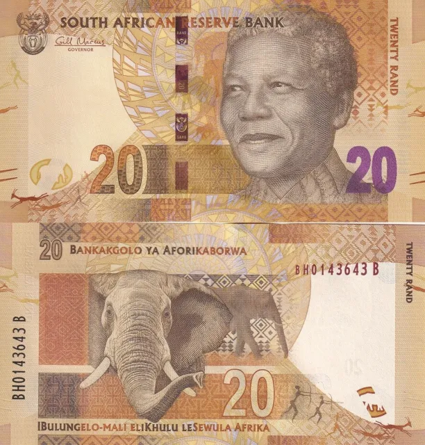 South Africa 20 Rands ND 2012 P 134 UNC