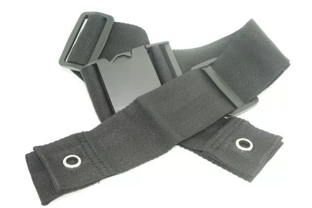 Universal Wheelchair Compact Secure Seat Belt 50mm Width , Pelvic Clamp Style