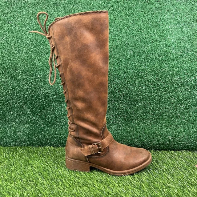 EUROSOFT SOFFT SELDEN Boots Womens 6 M Brown Riding Leather Back Lace Outdoor 25.21 PicClick