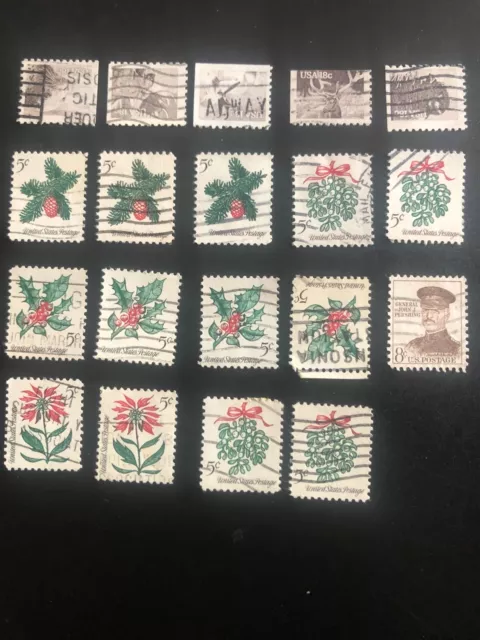 kleines Lot Briefmarken aus den USA