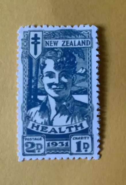 New Zealand. 1931. Health, Smiling Boy Blue.