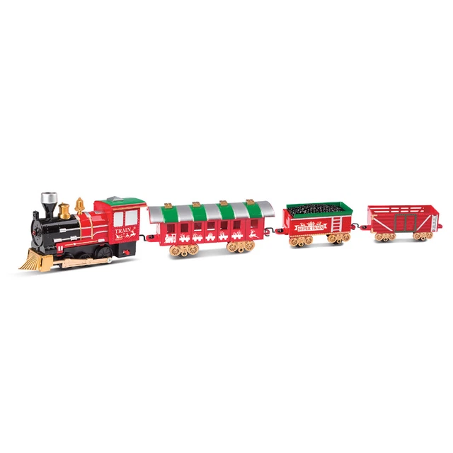 Christmas Electric Rail Train Light Music Function Can Replace The Battery