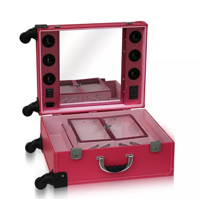 VEGA Trolley beauty case valise pour maquillage avec miroir table de cosmétique