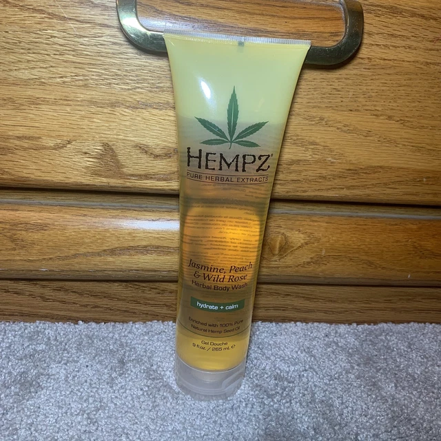 NEW Supre Hempz Pure Herbal Extracts Jasmine Peach Wild Rose Body Wash 9oz NEW Supre Hempz Pure Herbal Extracts Jasmine Peach Wild Rose Body Wash 9oz