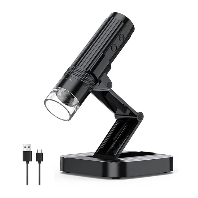 MICROSCOPIO DIGITALE USB 1000X REGOLABILE ENDOSCOPIO LENTE DI