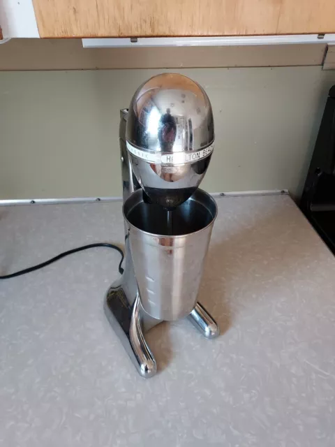 Hamilton Beach Classic Drink Master Chrome Milkshake Drink Bar Mixer TESTED
