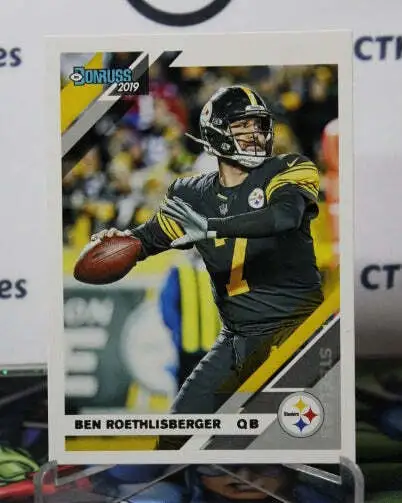 2019 Panini Donruss Ben Roethlisberger # 210 Nfl Pittsburgh Steelers Gridiron  C