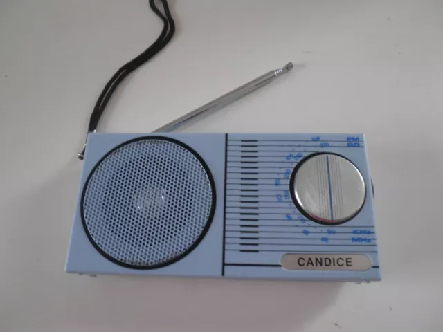 Radio portable vintage Candice FM/AM.