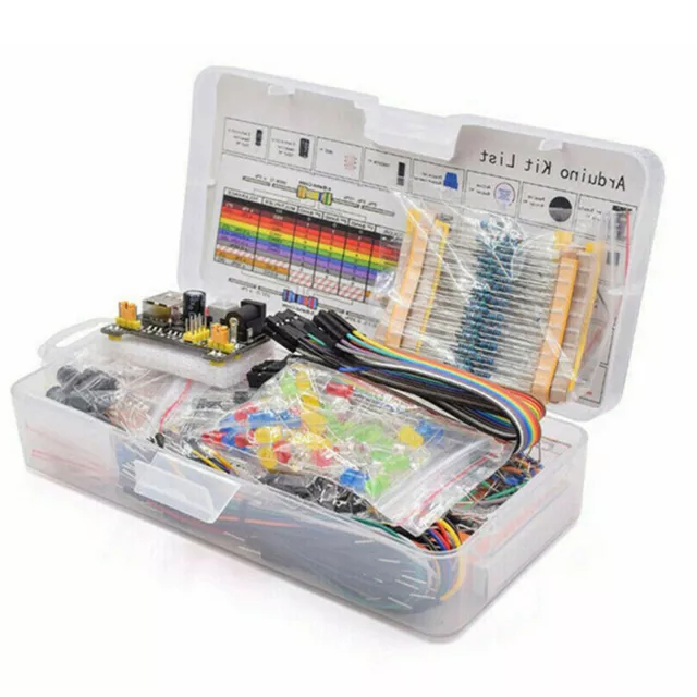 Electronic  Kit 830 Connect Points Breadboard Cable Resistor N7I1