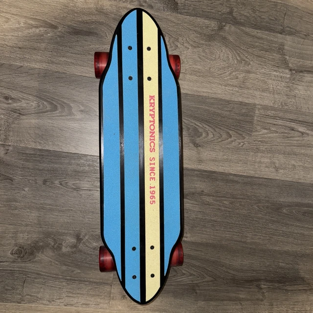 Skateboard Rétro Kryptonics California 1965 - Cruiser 30" X 8" - Occasion En état De Marche