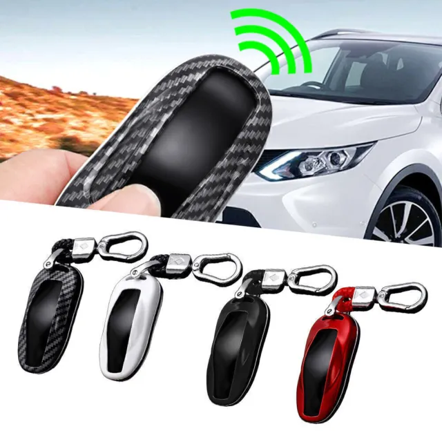 Carbon Fiber Car Smart Key Fob Case Cover Accessories For Tesla Model 3 Model S