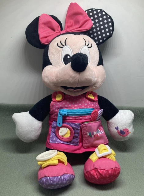 DISNEY BABY MINNI Sensory Soft Toy - Abilities Plush Toy 36 CM Height £ ...
