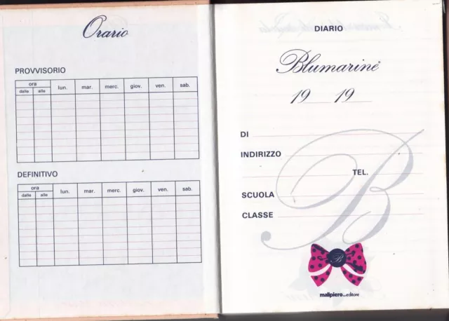 Blumarine  Diario Nuovo By Malipiero, Made In Italy, Vintage 3