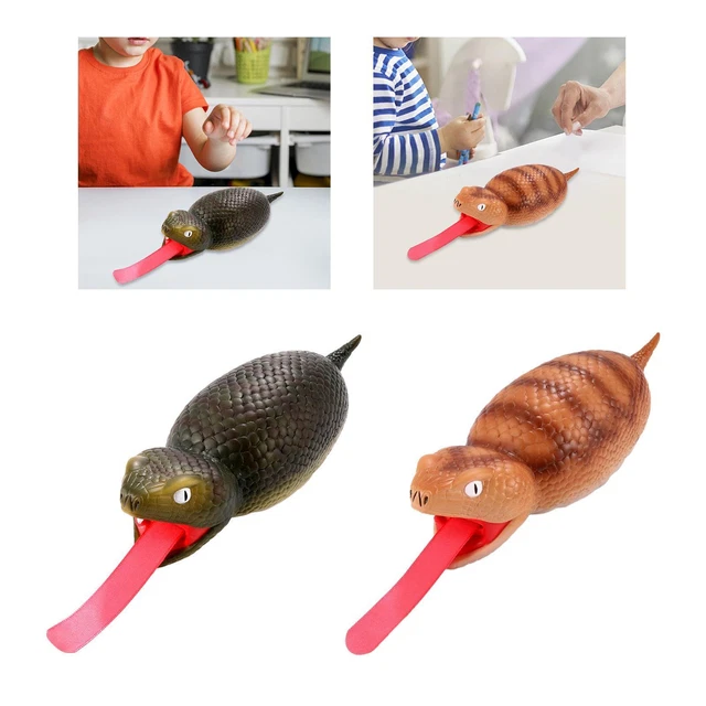 Squeezing Snake Toy Cartoon Fidget Toy for Christmas Gifts Holiday Present