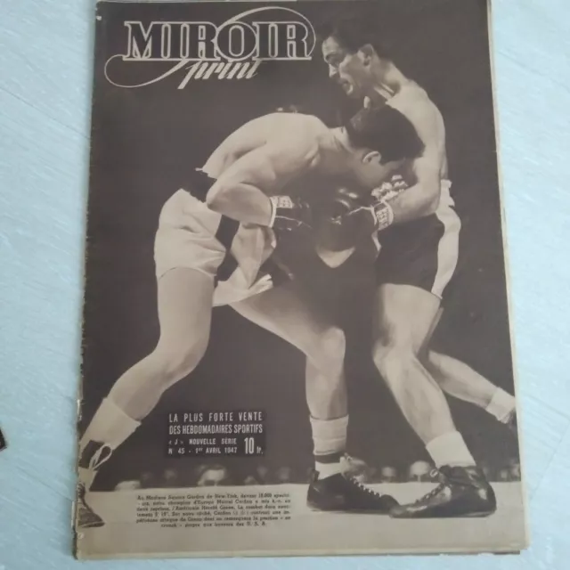 Miroir Sprint N° 45 Du 1Er Avril 1947