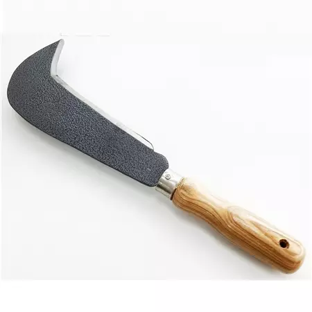 Bill Hook Hickory Handle Steel Blade Curved Hook Wood Hedge Laying Tool 3