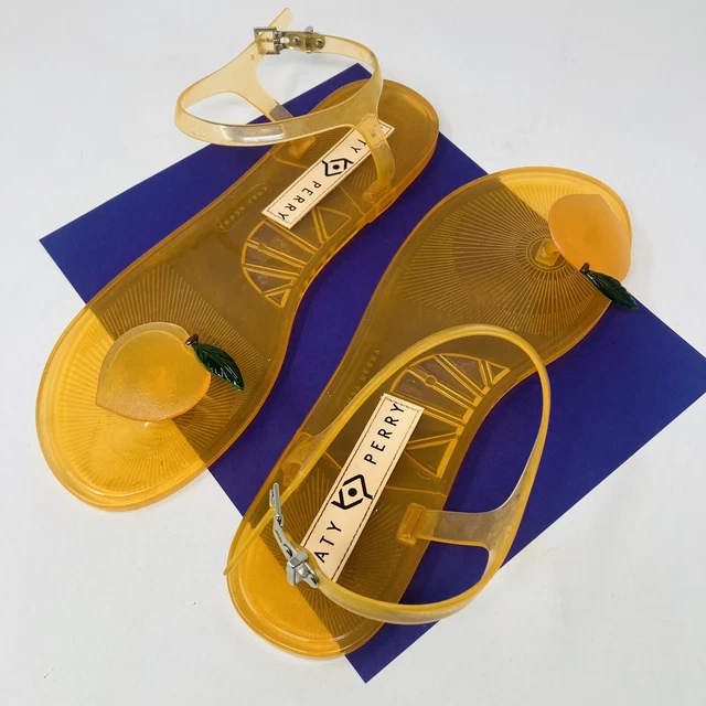Katy Perry The Geli Lady Peach Sandals ORANGE Size 11 Women's