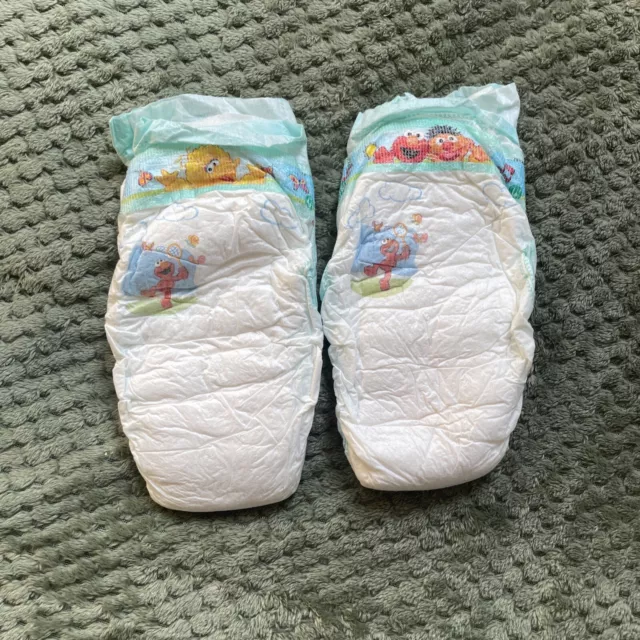 Rare Vintage Pampers Baby Dry Size 6 X2 Nappies