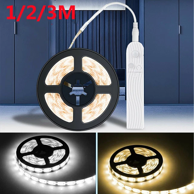 PIR MOTION SENSOR LED Strip Light Battery Wireless Stairs