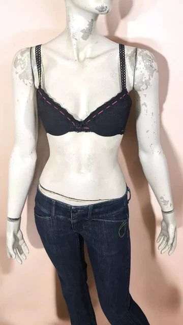 Soutien-gorge Etam Balconnet Armaturé - Taille 85A, Marron - Occasion Très Bon État