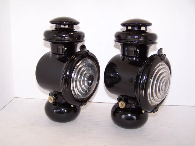Ford Model T Cowl Lamps Side Lights E&J Model T Ford Vintage Auto Antique Car