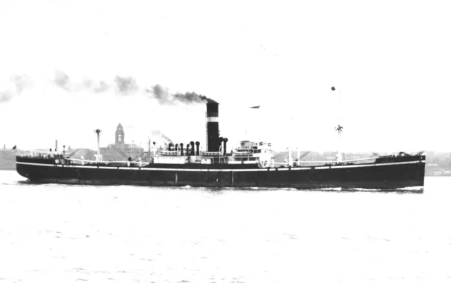 Mahsud 1917 Ship of the Brocklebank Line Shipping Co OLD PHOTO