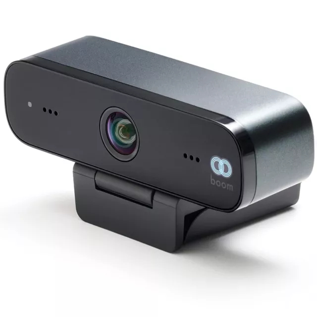 Zoom Certified, Boom Mini 1080P Full HD Webcam, USB Plug&Play, Dual Noise Cancel