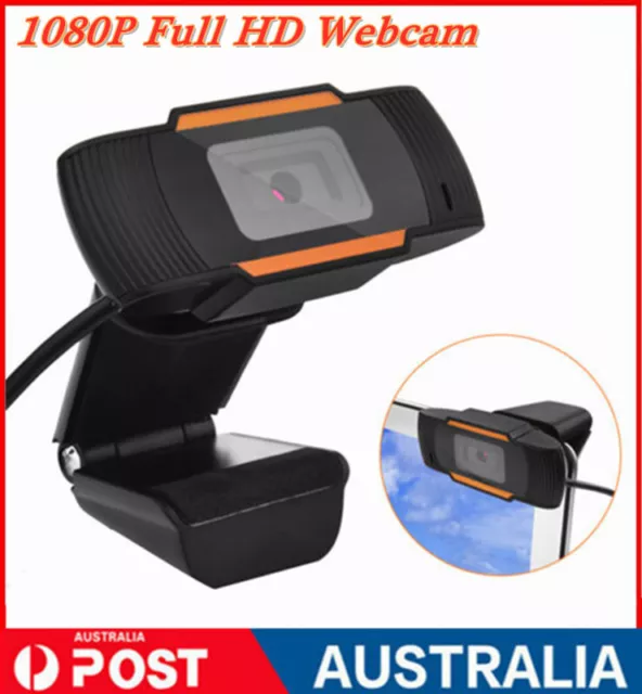 1080P Full HD Webcam Camera Auto Focus USB2.0 Web Cam Mic for PC Computer Laptop