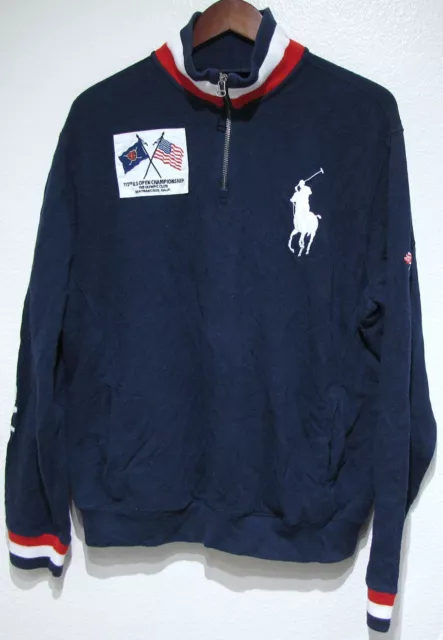 Polo Golf 2012 US OPEN Knit Zip Jacket LARGE Big Pony Ralph Lauren San Francisco