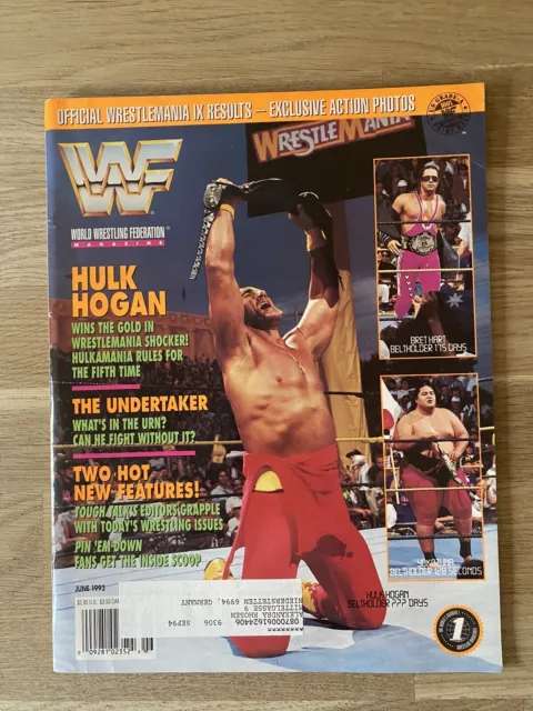 WWF MAGAZIN Juni 1993 WRESTLING WWE WCW HULK Hogan Hasbro WCW Hulk Hogan