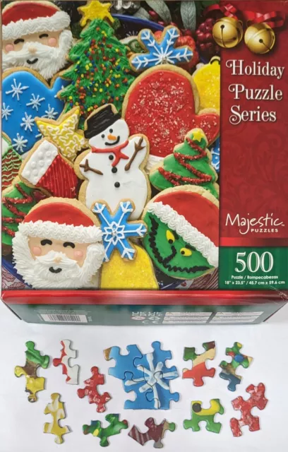 Majestic Springbok "Christmas Cookies" 500 Piece Jigsaw Puzzle! So Festive!