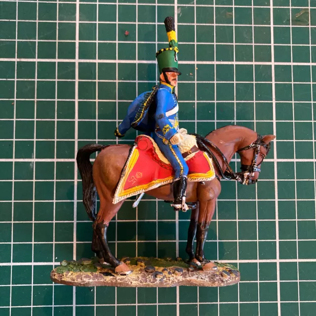 DEL PRADO Cavalry Of The Napoleonic War HUNGARIAN HUSSAR 1809 Lead Horse SOLDIER