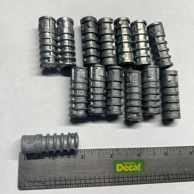 (Qty 14) 3/8" x 1-3/4" Long Lag Shield Anchor 5/8" Diameter Hole