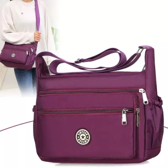 Nylon Crossbody Bag Large Capacity Messenger Bag Fashion Travel Bag  Women