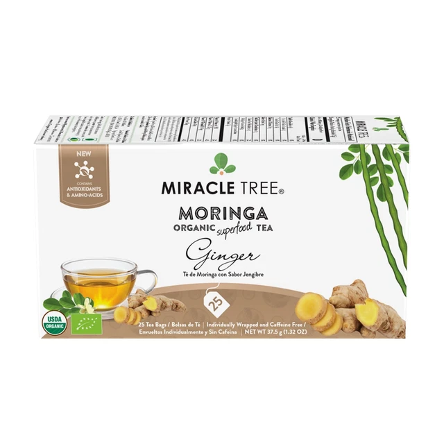 Miracle Tree - Organic Moringa Tea: Ginger