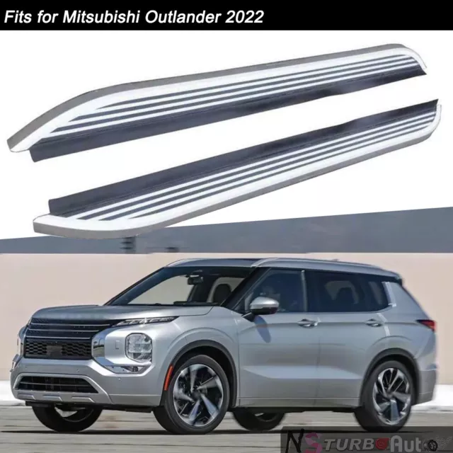 Fits for Mitsubishi Outlander 2022-2024 Side Step Pedal Running Board Nerf Bar