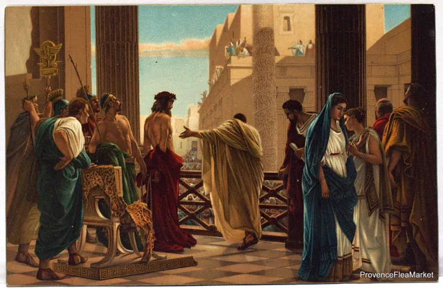 CPA POSTCARD JESUS ROMAINS  scan haute definition lae521