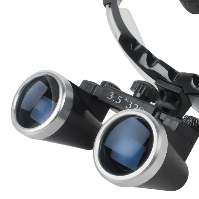 Enhance Dental Precision with 3.5X Magnification Binocular Loupes - Black