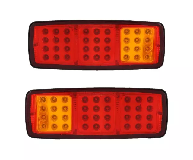 2 X 12V 36 SMD LED Arrière Ultra Mince Feux Arrières Ford DAF Man Iveco Renault