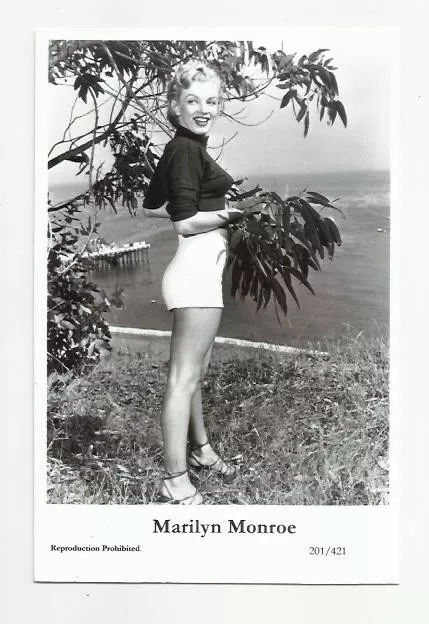 (Bx19) Marilyn Monroe Photo Card (201/421) Filmstar  Pin Up Glamour Girl
