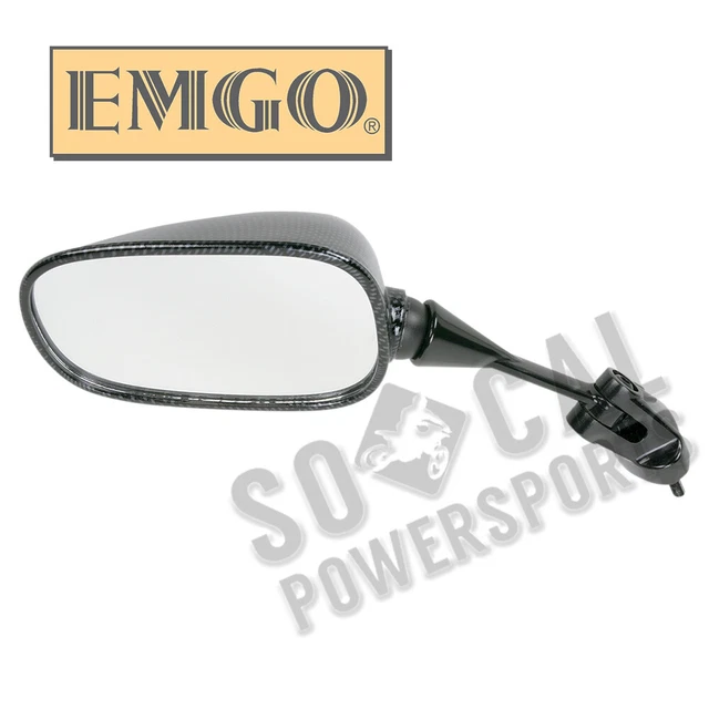 NEW CARBON LEFT MIRROR KAWASAKI ZX1000 NINJA ZX6R 636 replacement Factory Style