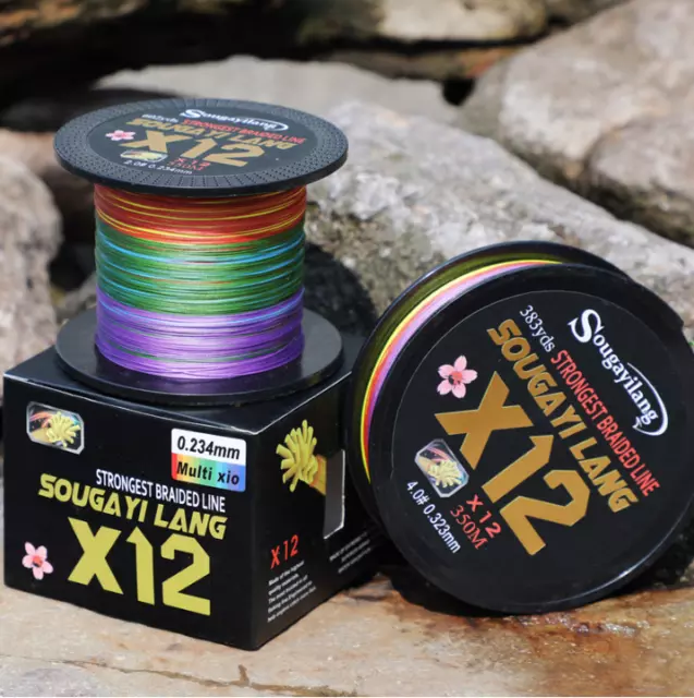 CRIVIT FISHING LINE Set (12 Pieces) £19.00 - PicClick UK