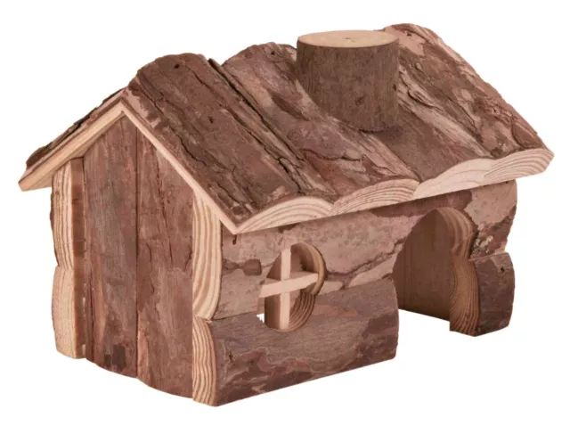 Casa para Roedores Hámster Rindenholz Animalitos de Madera Juegos Diversos