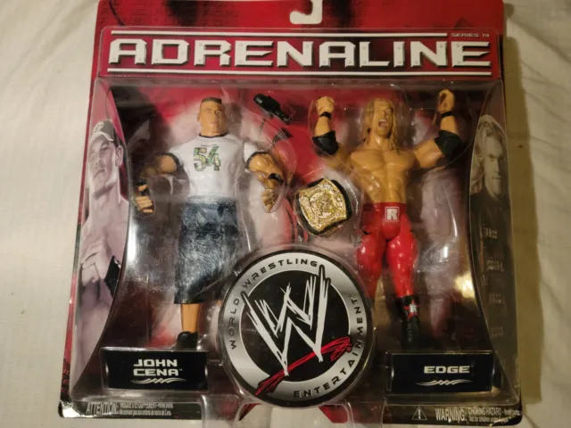 John Cena Edge w/ Belt WWE Adrenaline Series 19 Jakks Pacific