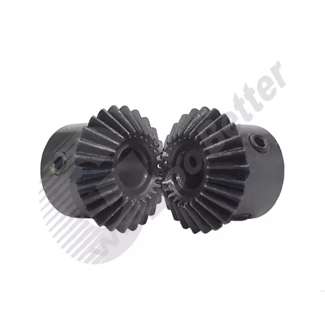 1.5 Mod Miter Gears #45 Steel 90° 20T/ 25T Teeth Quenching Miter Gears Bore=6~15