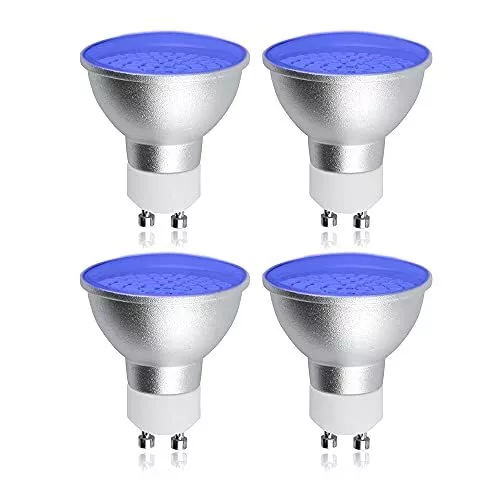 DoRight GU10 Blau LED Strahler Glühbirnen 5W 220V Blau LED MR16 GU10 LED Farbe Licht