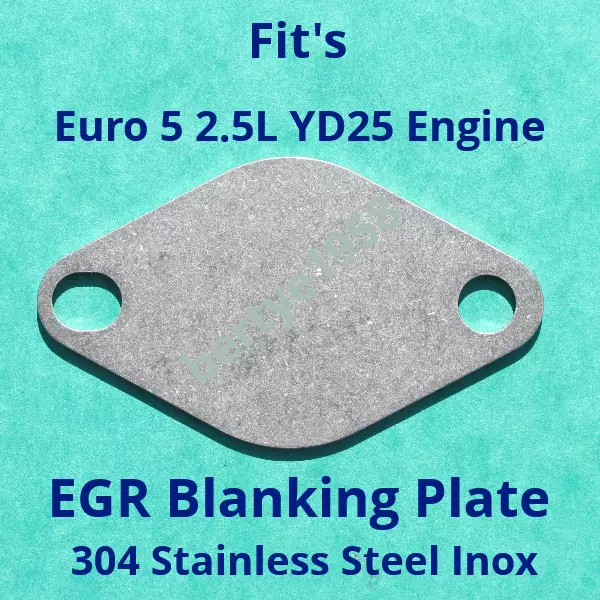 EGR Valve Block Plate. Fit's the Euro 5 2.5L- DCi YD25 in Navara, Pathfinder