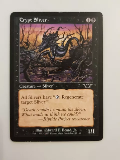 1x MTG Magic The Gathering TCG Crypt Sliver Common - Legions